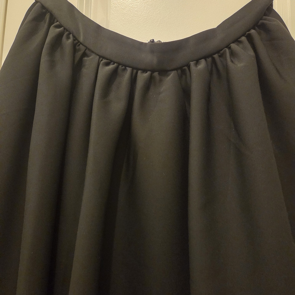 Elegant Black A-Line Maxi Skirt - Picture 3 of 3